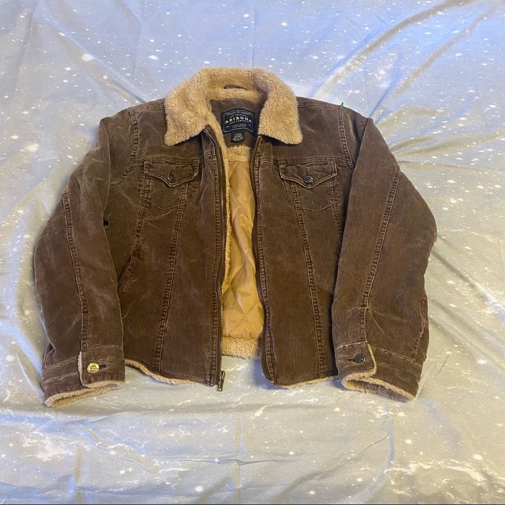 Cute Arizona corduroy jacket with faux fur